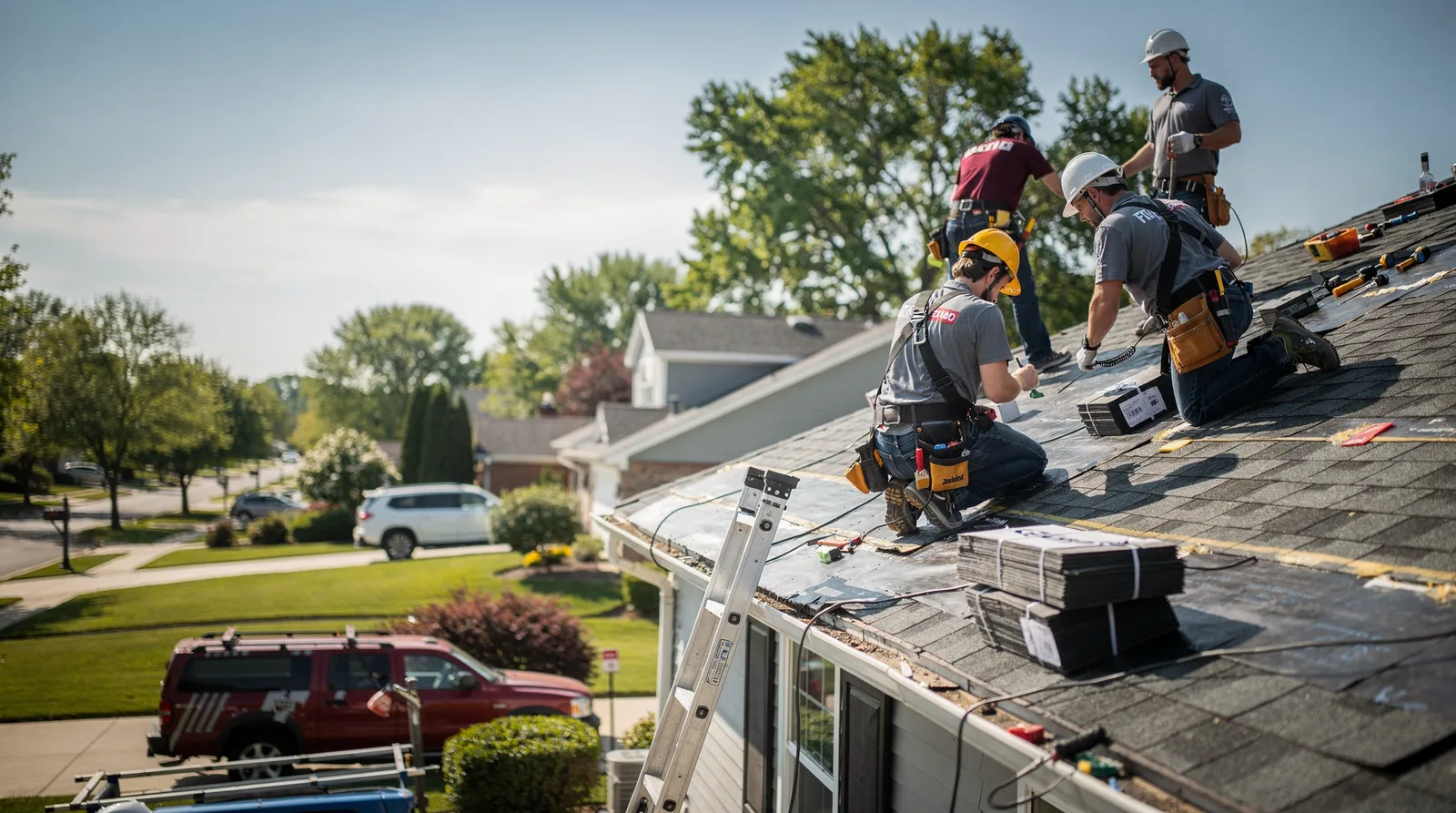 Roof Repair in Melrose Park, IL around you
